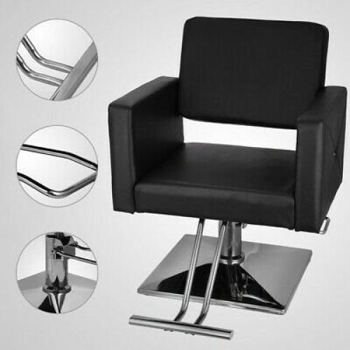 VEVOR Hydraulic Barber Salon Chair PU Leather - Appears New - Lot 323