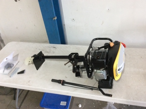 Outboard Motor Boat Engine Heavy Duty 4 Stroke 8 HP with Water Air Cooling System - E-Comm Return, Unknown Condition - Lot 291