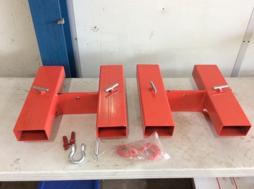 Forklift Fork Clamp-On Brackets - Appear New - Lot 114