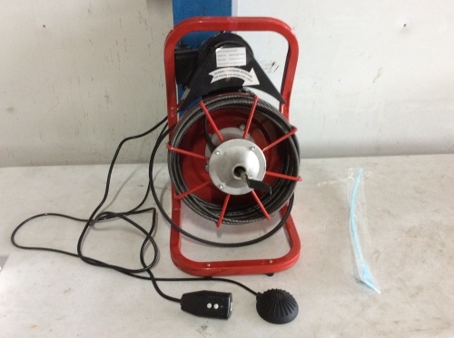 Electric Drain Auger - E-Comm Return, Belt is Off, Powers On Not Tested Further - Lot 330