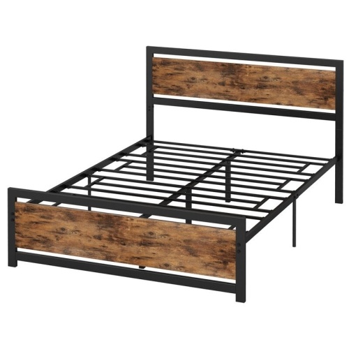 Likimio Vintage Brown Bed Frame - Appears New  - Lot 335