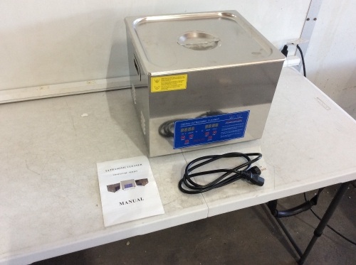 15L Stainless Ultrasonic Cleaner JPS-60A Digital Control LCD NC Heating - Appears New, Untested - Lot 512