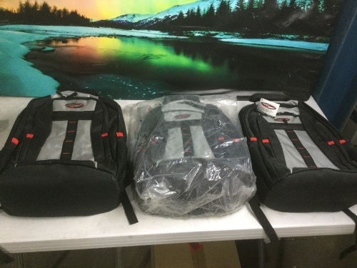 Lot of (3) Chef Pak Edge Backpacks with Knife Case - Appear New  - Lot 808