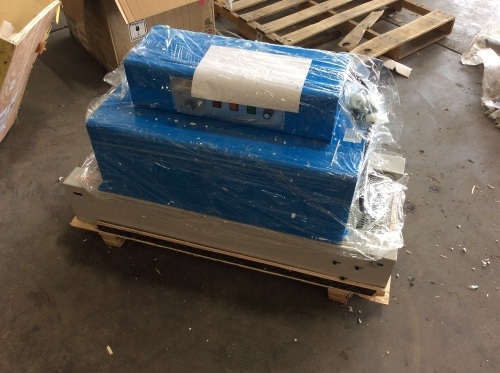 Heat Shrink Tunnel Packagine Machine - E-Comm Return, Appears New with Cosmetic Damage, Untested - Lot 77a