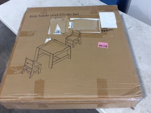 Kids Table and Chairs Set - E-Comm Return, Unknown Condition  - Lot 868a