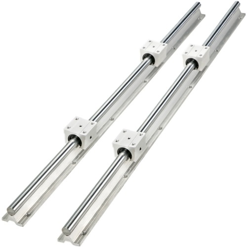 VEVOR Linear Rail 2PCS SBR16-1200mm Linear Slide Rail 4PCS SBR16UU Bearing Block CNC Kit - Appears New - Lot 883
