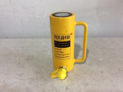 20 tons 6" Stroke Single Acting Hydraulic Cylinder Lifting Jack Ram - Unknown Condition  - Lot 359