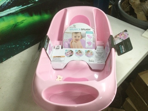 Summer Splish 'N Splash Newborn to Toddler Bath Tub, Pink - New  - Lot 347