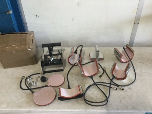 Heat Press Machine Attachments - Lot 259