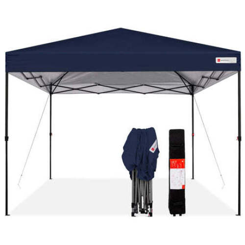 One-Person Setup Instant Pop Up Canopy w/ Wheeled Bag - 10x10ft - Lot 3118