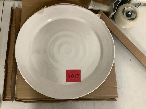 2 Pack of White Dinner Plates - Lot 3017
