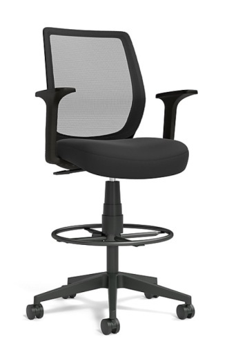 Essentials Mesh Back Fabric Stool, E-Comm Return, Retail 179.99 - Lot 17