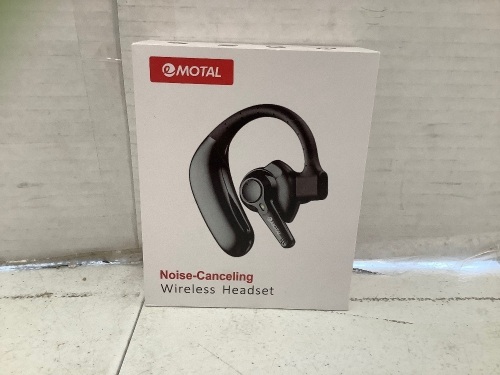 eMotal Wireless Headset, Powers Up, Appears new - Lot 482