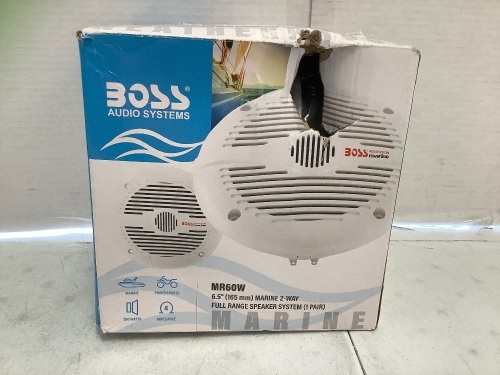 Boss Audio Systems Marine Speaker System, Untested, E-Comm Return - Lot 501