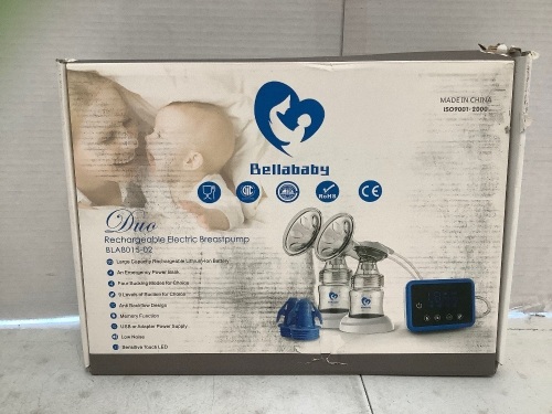 BellaBaby Electric Breastpump, Powers Up, E-Comm Return - Lot 427