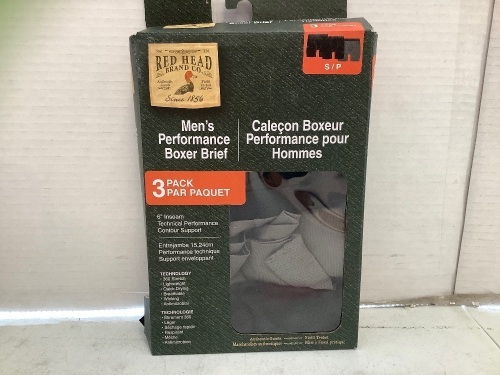 RedHead Mens Boxer Briefs, S, E-Comm Return - Lot 463