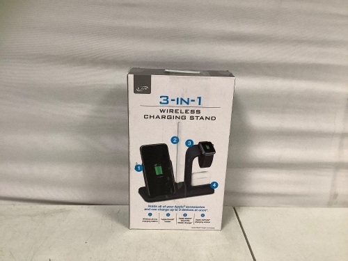 iLive, 3-in-1 Wireless Charging Stand, Untested, Appears New - Lot 477