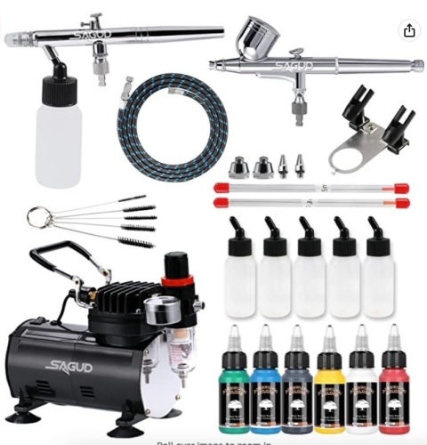 Sagud Airbrush Kit, Appears New, Powers up, Not Tested Further - Lot 84