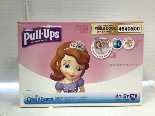 Huggies, Girl's Pull-Ups, 4T-5T, New Unopened - Lot 536