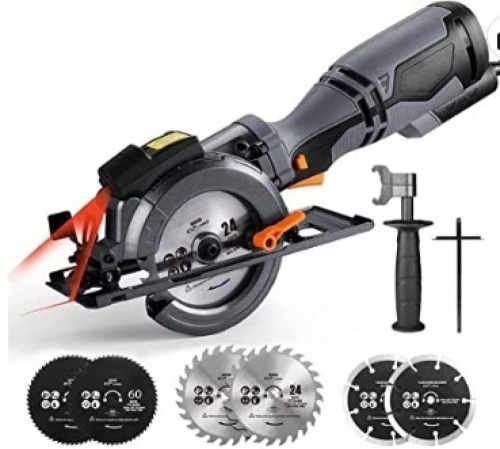 Tack Life Mini Circular Saw With Laser, Appears New, Unopened - Lot 542
