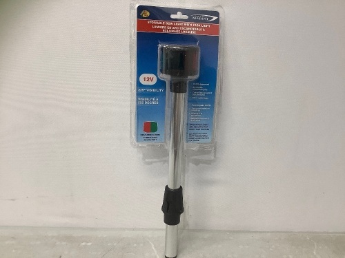Stowable Bow Light w/ Task Light, Untested, E-Comm Return - Lot 135
