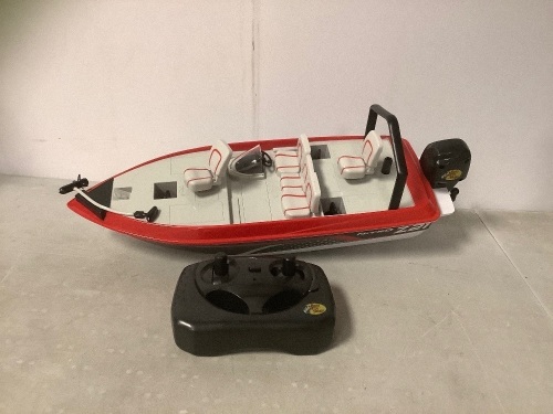 Nitro Fishing Boat w/ Controller, No Accessories, Powers Up, E-Comm Return - Lot 177