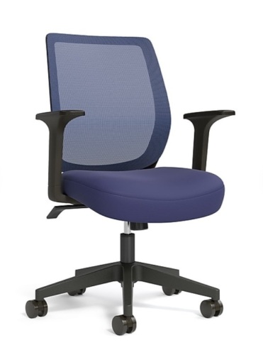 Union & Scale Essentials Mesh Back Fabric Chair, E-Comm Return, Retail 179.99 - Lot 51