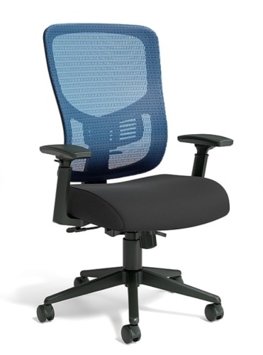 Union & Scale FlexFit Mesh Back Fabric Chair, E-Comm Return, Retail 219.99 - Lot 76