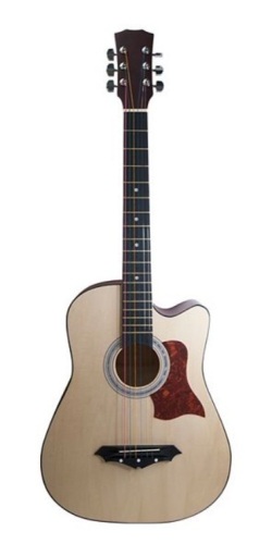 Memorex 38" Full Scale Acoustic Guitar, Appears New, Retail 59.99 - Lot 6