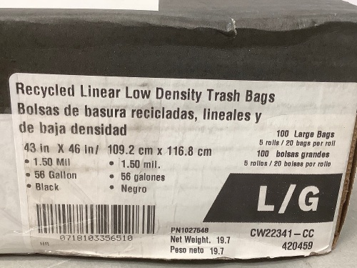 Coastwide Trashbags, E-Comm Return - Lot 316