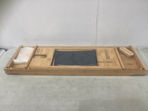 Bamboo Bath Caddy, Appears New - Lot 375