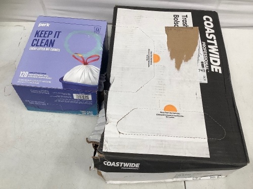 Lot of (2) Boxes of Trash Bags, E-Comm Return - Lot 388