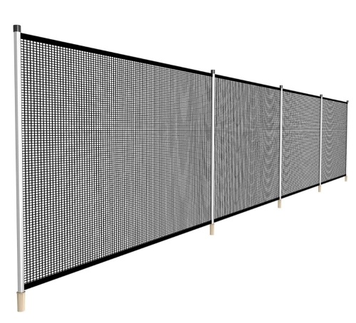 Coarbor Safety Fence w/ Post Sleeves, May Vary From Stock Photo, Appears new - Lot 236