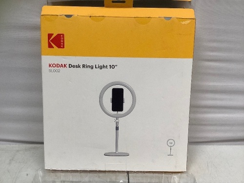Kodak Desk Ring Light 10", Powers Up, Appears new - Lot 377