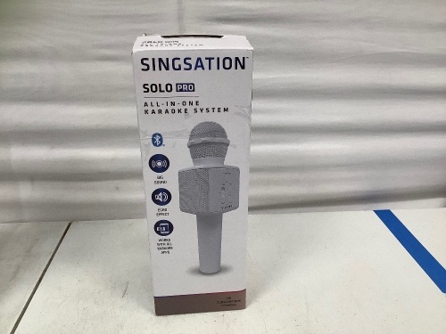 Singstation Solo Pro Karaoke Microphone, Untested, Appears New - Lot 378