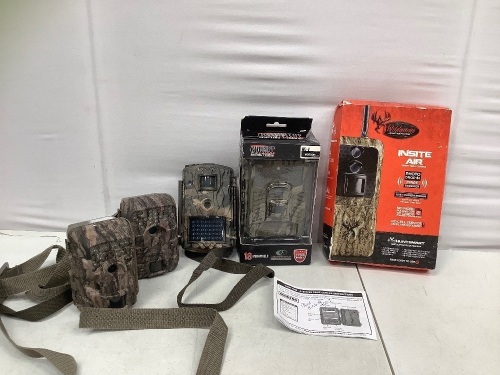 Lot of (5) Trail Cameras, Untested, E-Comm Return - Lot 210