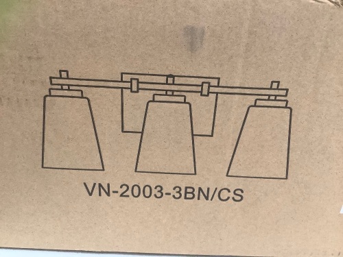 3 Light Bathroom Fixture, Appears new - Lot 246