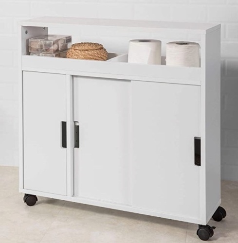 Haotian Bathroom Storage Cabinet, Appears New - Lot 247
