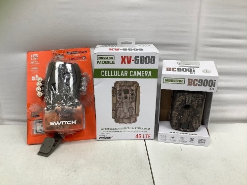 Lot of (3) Trail Cameras, Untested, E-Comm Return - Lot 285