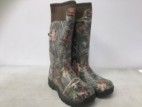 Men's Rubber Boots, Size 9/9.5, Appears New - Lot 55