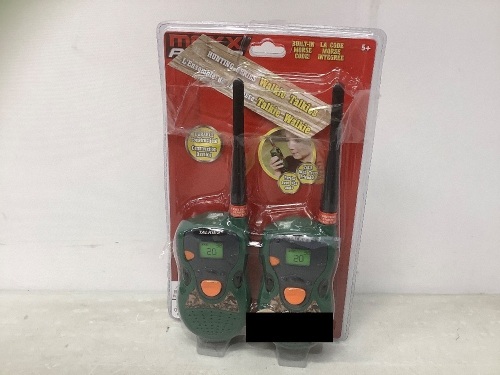 Maxx Action Walkie Talkies, Untested, E-Comm Return - Lot 406