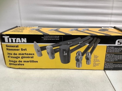 Titan Hammer Set, Appears new - Lot 391