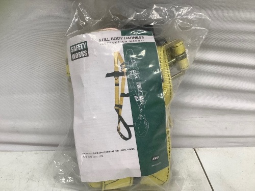 Safety Works Full Body Harness, E-Comm Return - Lot 281