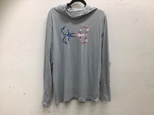 Under Armor Hoodie, Size XL, Bad Stitch On Right Sleeve, E-Comm Return - Lot 484