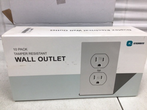 10 Pack Tamper Resistant Wall Outlet, New - Lot 409