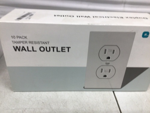 10 Pack Tamper Resistant Wall Outlet, New - Lot 447