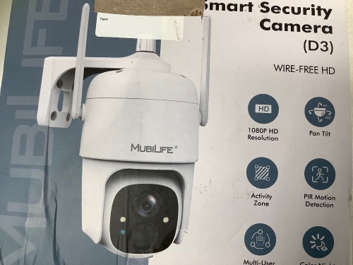 Smart Security Camera, Untested, E-Comm Return - Lot 430