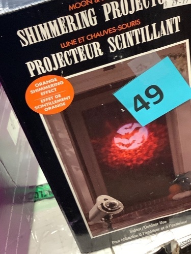 Halloween Decor, Shimmering Projector, Appears New - Lot 49