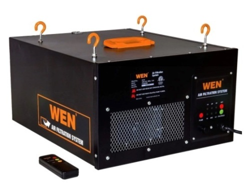 WEN 3410 3-Speed Remote-Controlled Air Filtration System (300/350/400 CFM), Appears New  - Lot 53