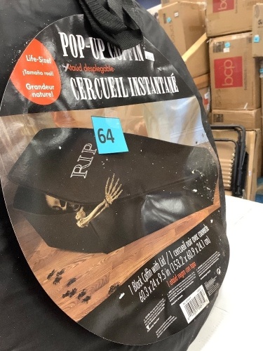 Halloween Decor, Pop Up Coffin, Appears New - Lot 64